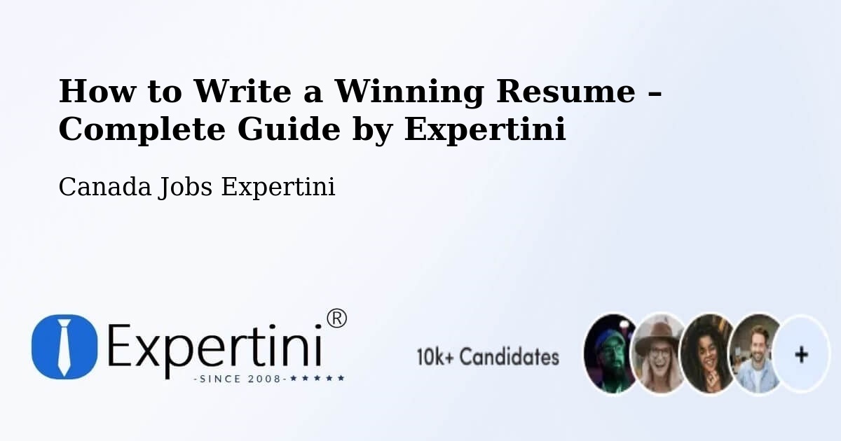 Resume Writing Guide for Job Seekers – Les Cèdres - Les Cèdres, Canada Jobs Expertini